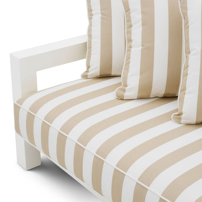 Eichholtz Outdoor Lounge Set Cap-Antibes – Sofa, 2 Sessel, 2 Couchtische &amp; Tischleuchte Outdoor Set Eichholtz