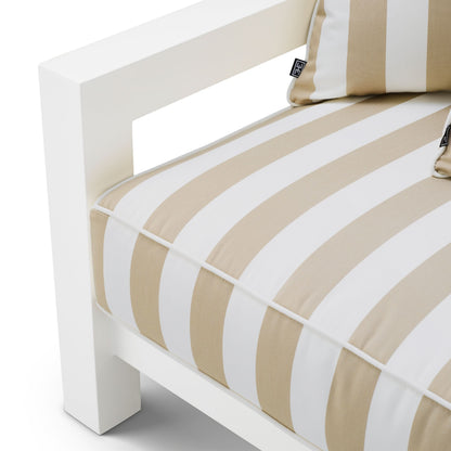 Eichholtz Outdoor Lounge Set Cap-Antibes – Sofa, 2 Sessel, 2 Couchtische &amp; Tischleuchte Outdoor Set Eichholtz