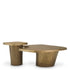 Eichholtz Coffee Table Pierro Set aus 2 – Vintage Brass Finish 2er-Set Couchtisch Eichholtz