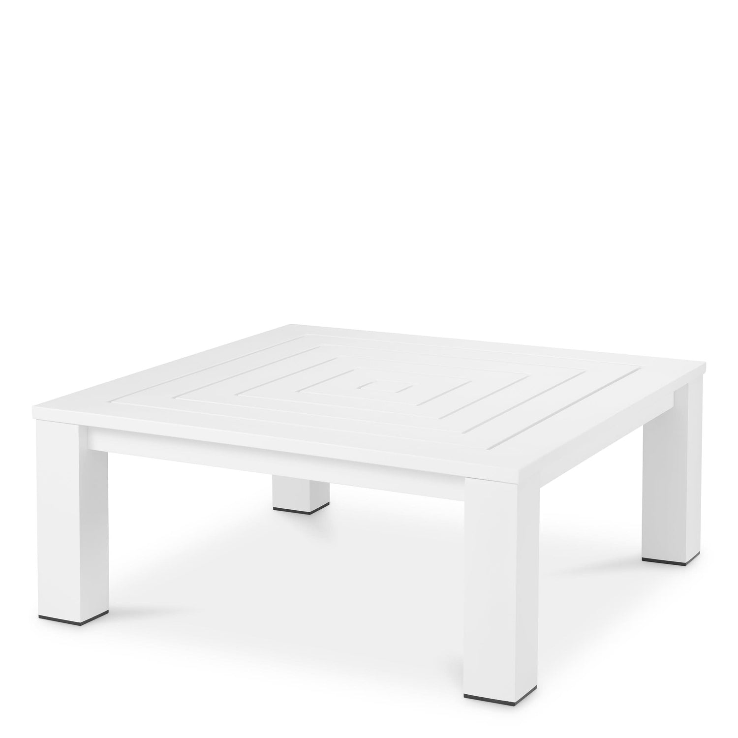 Eichholtz Outdoor Couchtisch Vistamar – Mattweiß Outdoor Couchtisch eckig Eichholtz