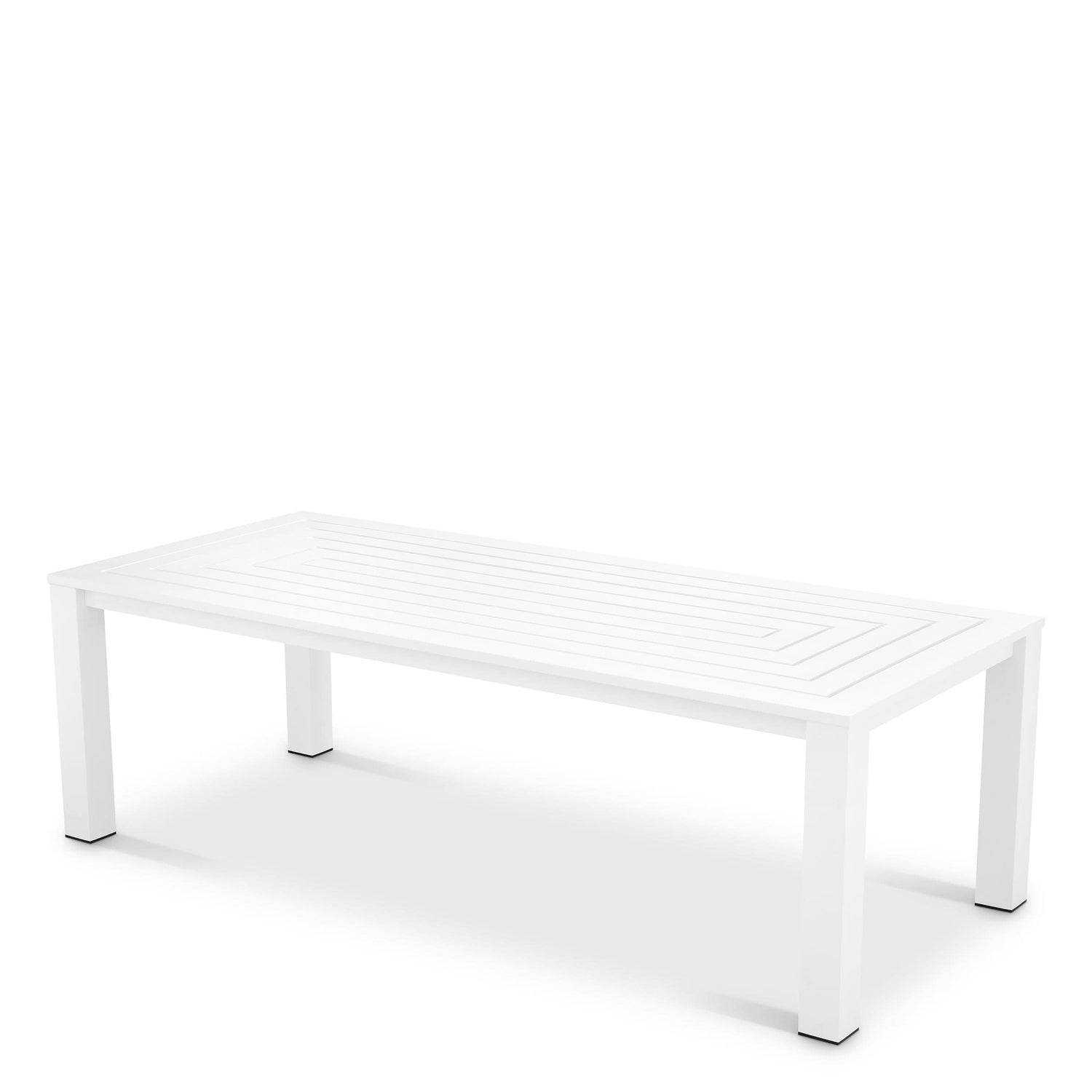 Eichholtz Outdoor Essgruppe Vistamar – Tisch, 4 Delta Stühle &amp; Tischleuchte Outdoor Set Eichholtz