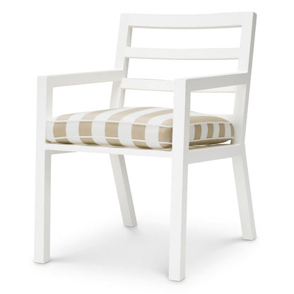 Eichholtz Outdoor Essgruppe Vistamar – Tisch, 4 Delta Stühle &amp; Tischleuchte Outdoor Set Eichholtz