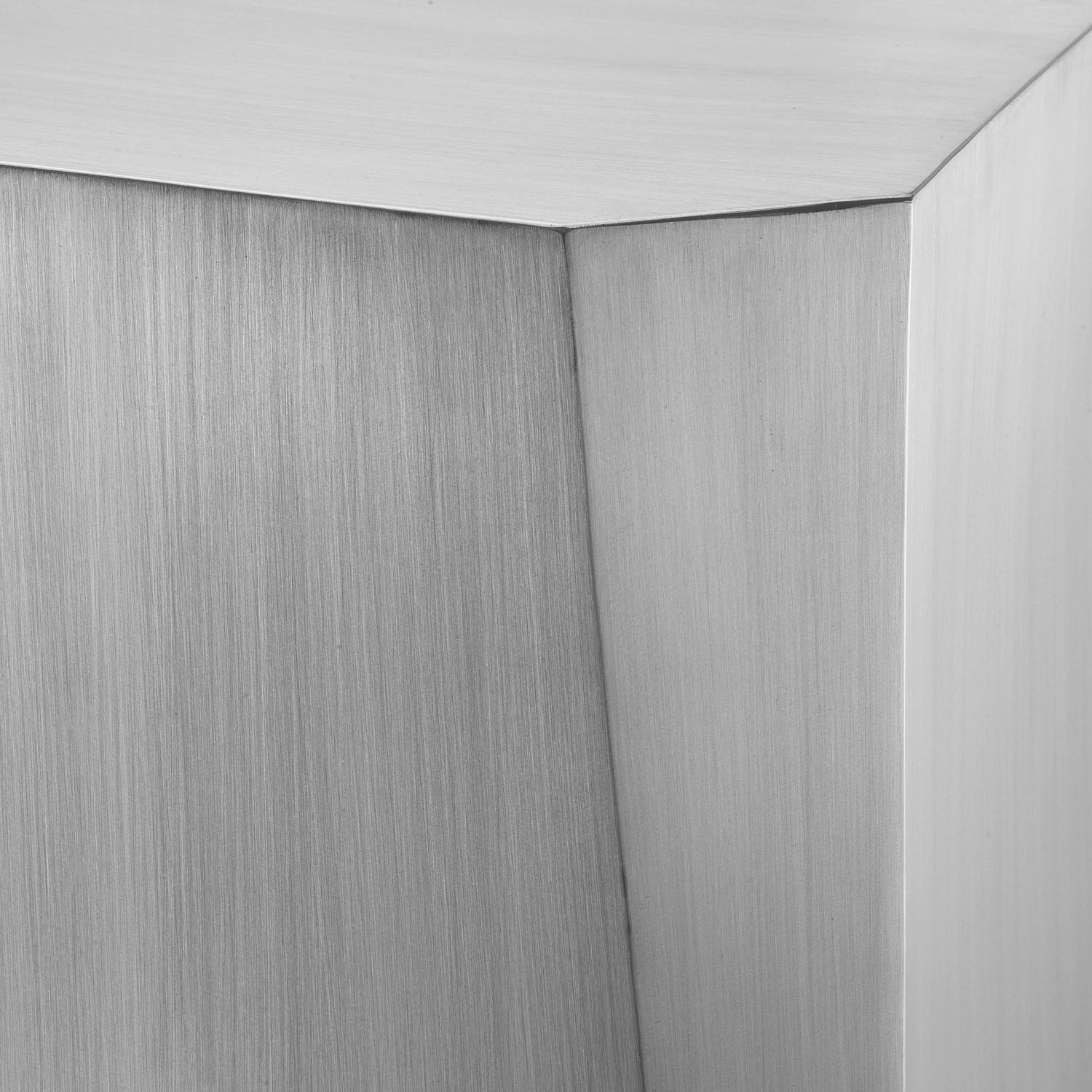 Eichholtz Beistelltisch Ramiro – Gebürsteter Stahl | Freiform Beistelltisch eckig Eichholtz