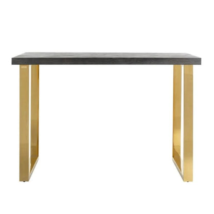 Richmond Interiors Stehtisch Blackbone gold 160 (Black rustic) Esstisch eckig Richmond Interiors