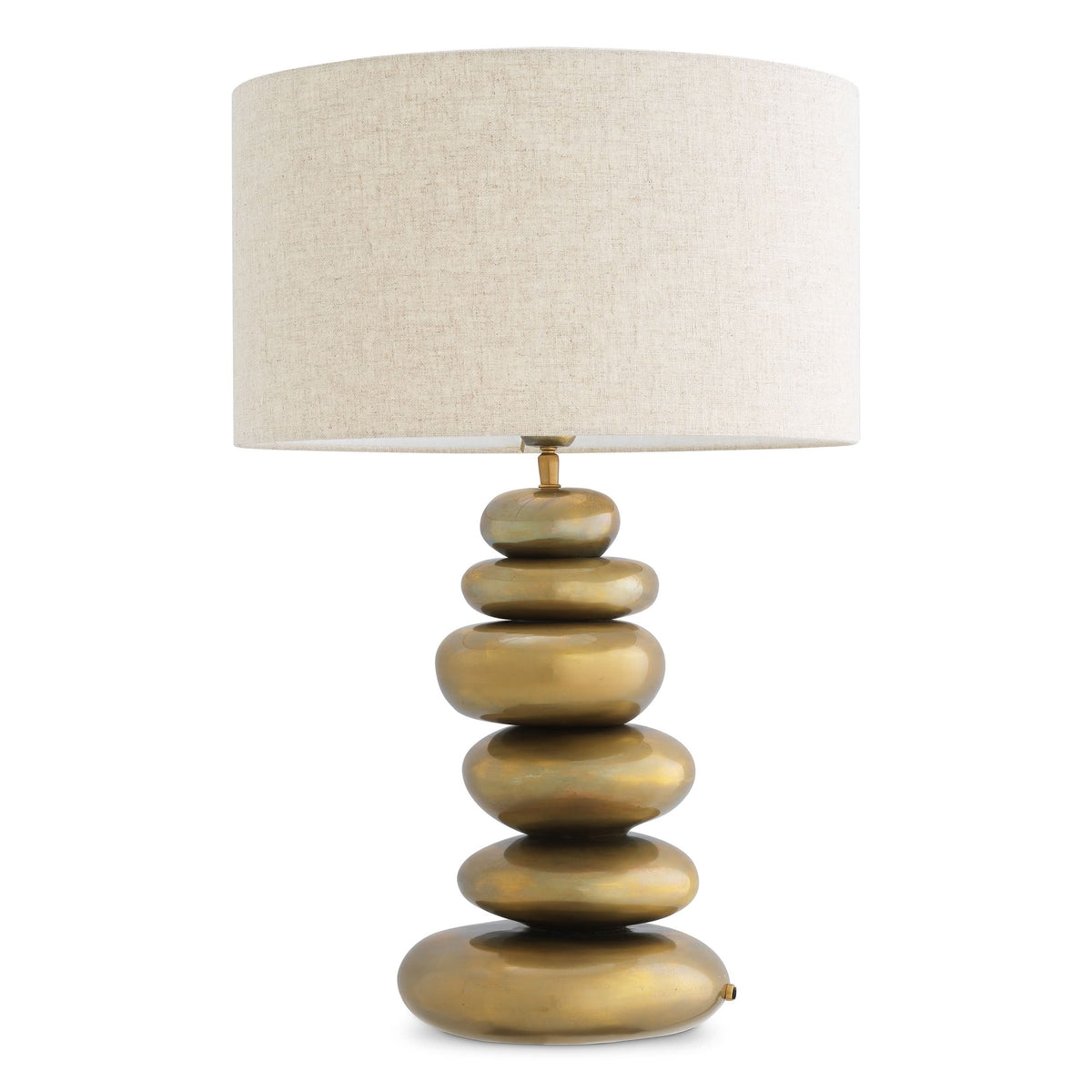 Eichholtz Tischleuchte Kallisto – Vintage Brass Finish Tischlampe Eichholtz