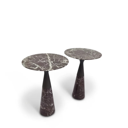 The Grand Collection MIZU Beistelltisch – Naturstein Beistelltisch rund The Grand Collection