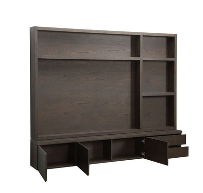 Richmond Interiors – TV-Wand Lachance brown 3-türig 2-schubladig TV-Wand Richmond Interiors