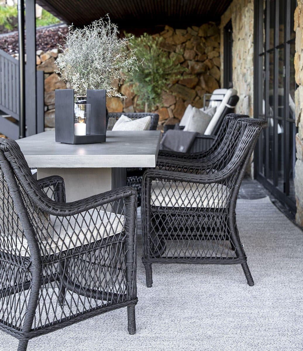 Artwood Outdoor Stuhl MARBELLA schwarz Outdoor Stuhl Artwood