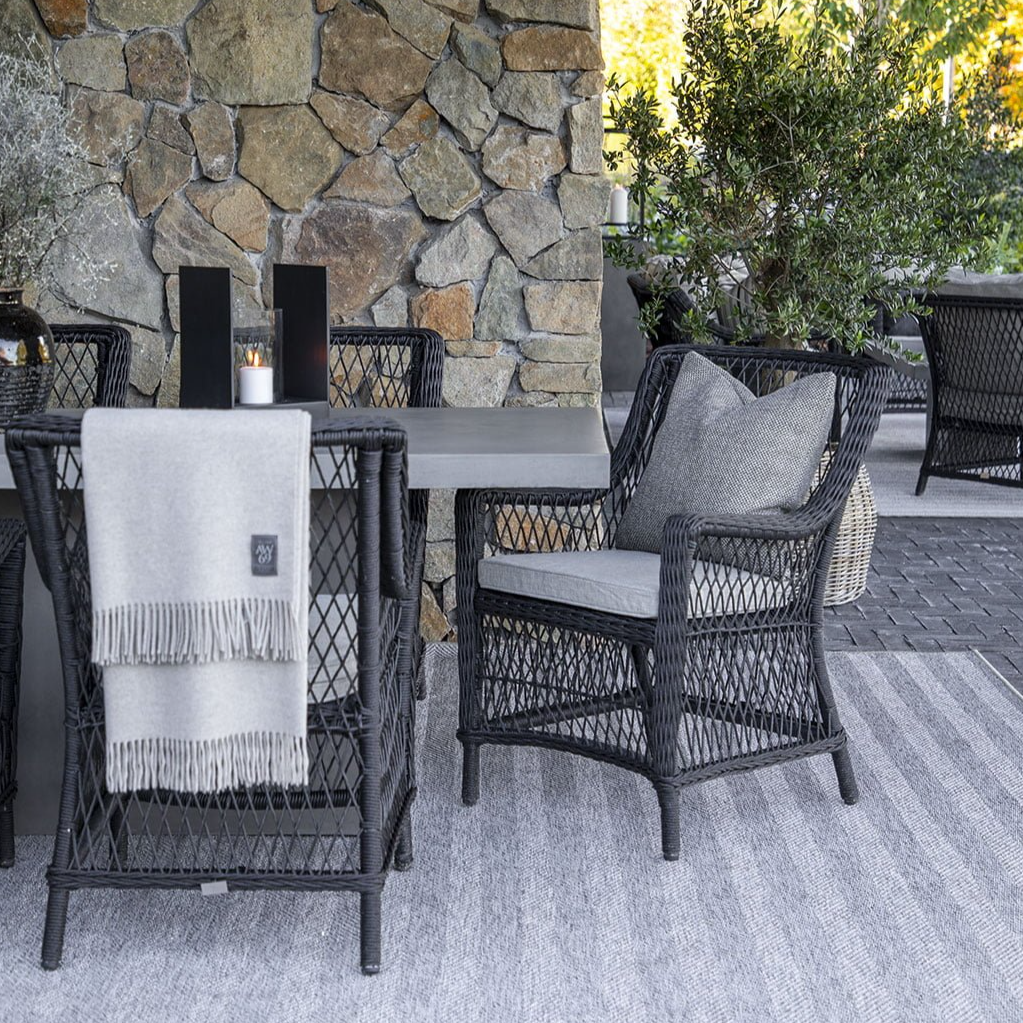 Artwood Outdoor Stuhl MARBELLA schwarz Outdoor Stuhl Artwood