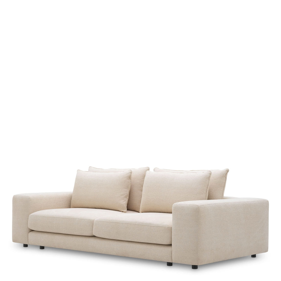 Eichholtz Sofa Lounge Club L – Nuoro Beige 3-Sitzer Sofa Eichholtz