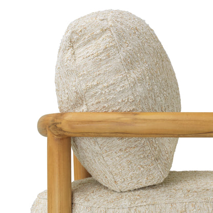 Eichholtz Outdoor Sessel Ombria – Natural Teak | Arden Natural Outdoor Sessel Eichholtz