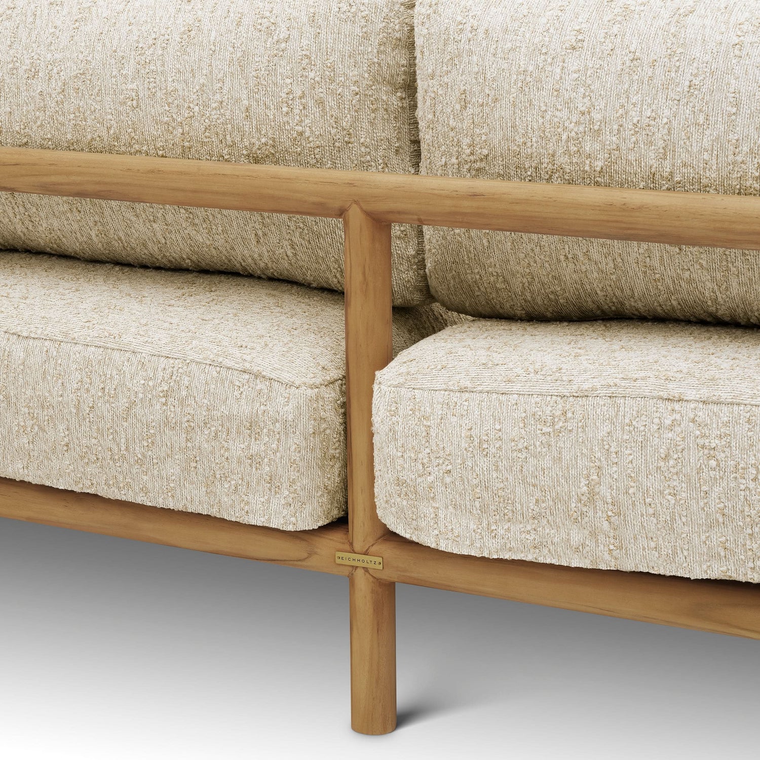 Eichholtz Outdoor Sofa Ombria – Natural Teak | Arden Natural Outdoor Sofa Eichholtz