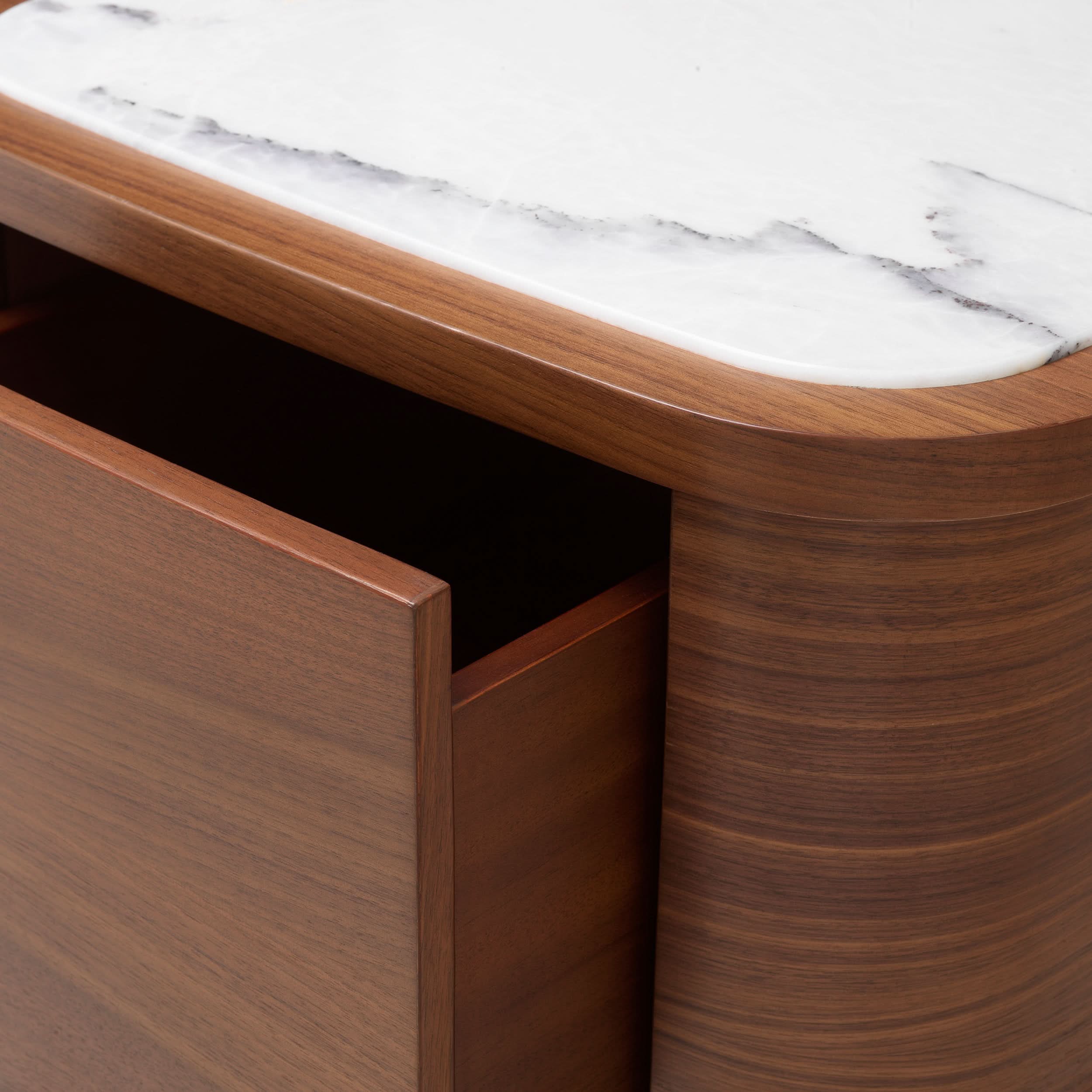 Eichholtz Nachttisch Cabana Wallnuss Nachttisch Eichholtz