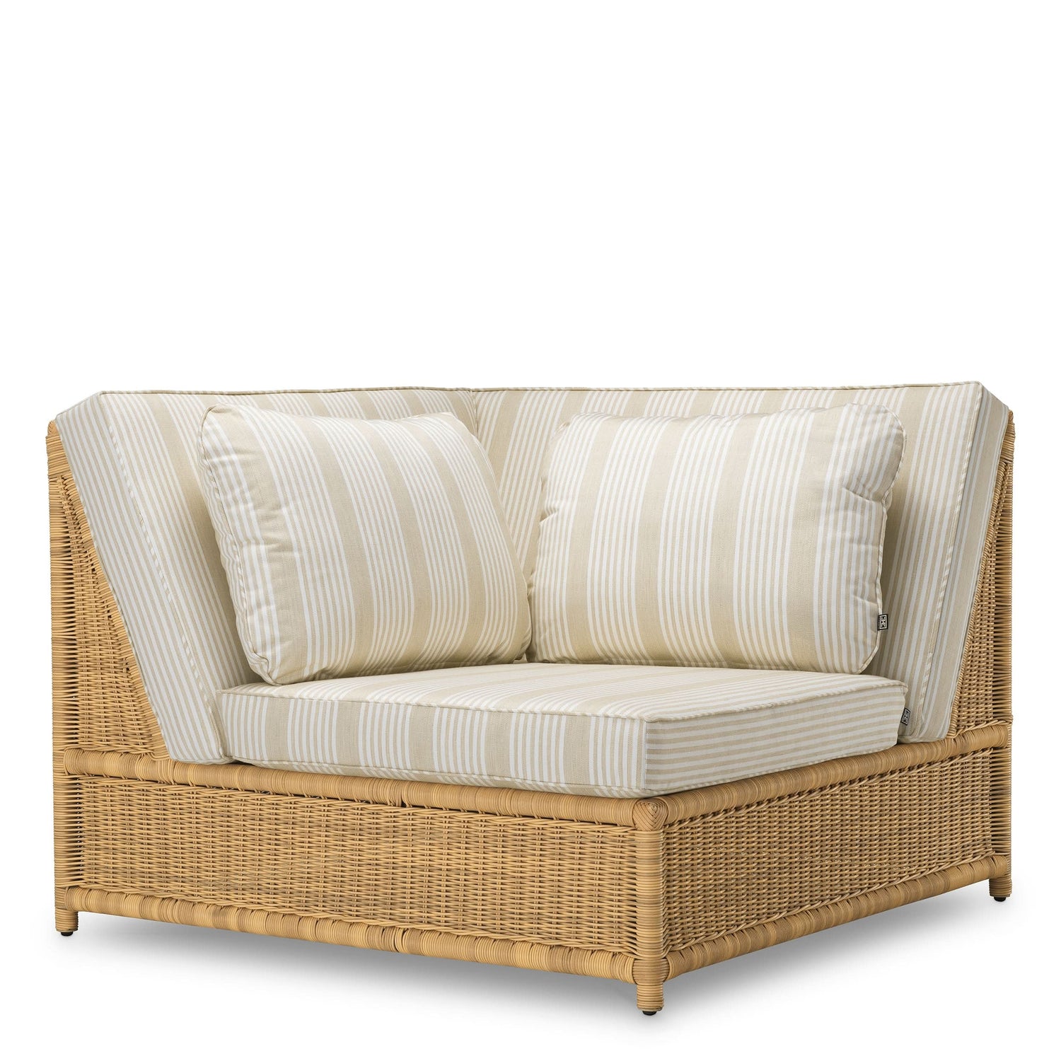 Eichholtz Outdoor Eckmodul Hampton – Kunstrattan | Saville Beige Outdoor Sofa Eichholtz