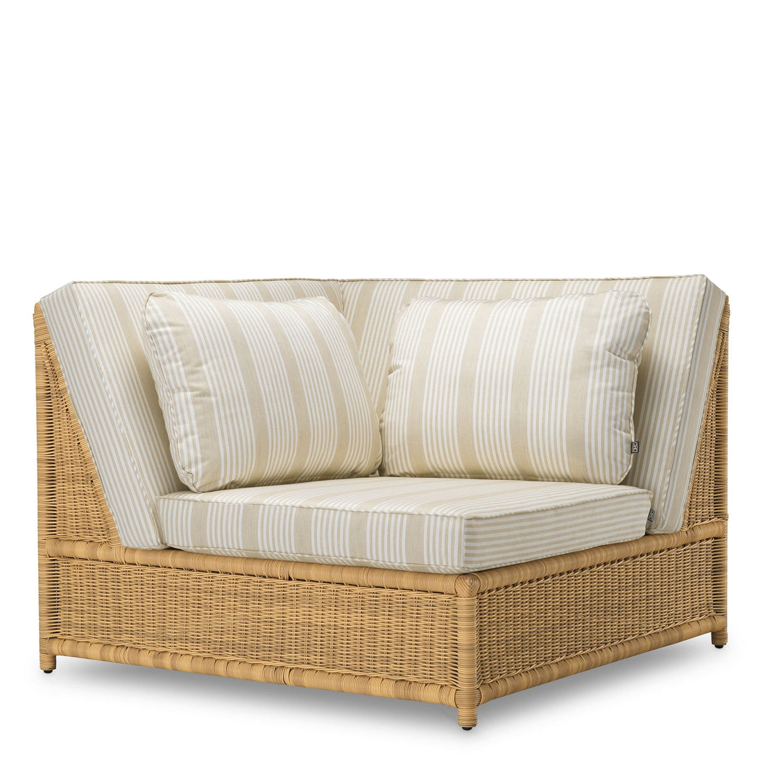 Eichholtz Outdoor Eckmodul Hampton – Kunstrattan | Saville Beige Outdoor Sofa Eichholtz