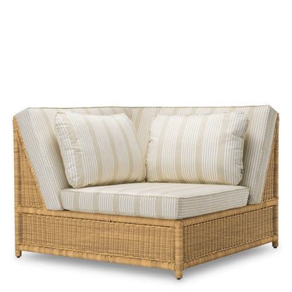 Eichholtz Outdoor Eckmodul Hampton – Kunstrattan | Saville Beige Outdoor Sofa Eichholtz