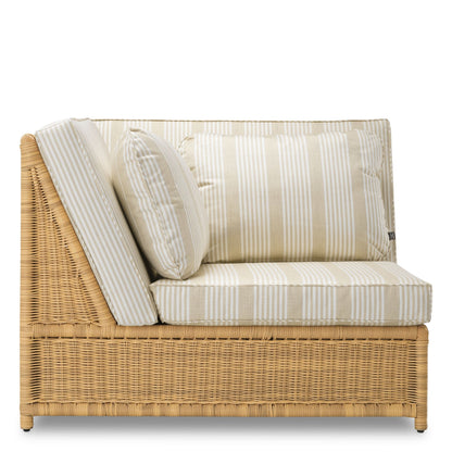 Eichholtz Outdoor Eckmodul Hampton – Kunstrattan | Saville Beige Outdoor Sofa Eichholtz