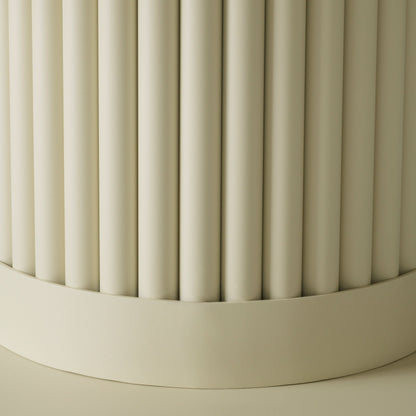 Eichholtz Outdoor Couchtisch Volterra Round – Sand Finish | Cream Ceramic Top Outdoor Couchtisch rund Eichholtz