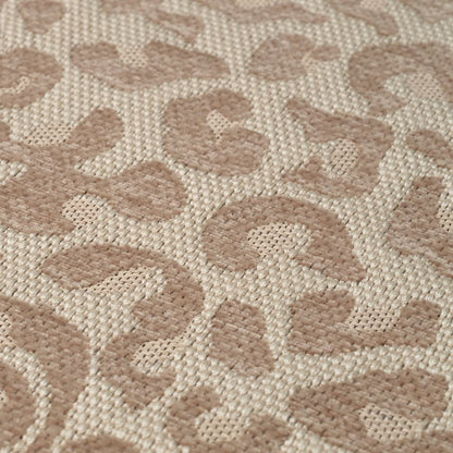 Eichholtz Hocker Cordoba – Harley Leopard Beige Polsterhocker Eichholtz