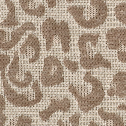 Eichholtz Hocker Cordoba – Harley Leopard Beige Polsterhocker Eichholtz