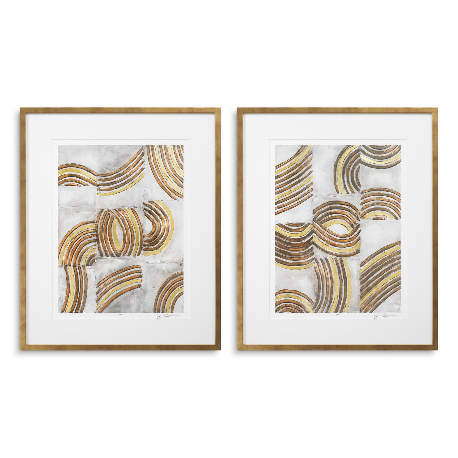 Eichholtz Wandbild-Set „Refined Catena“ von Michael Willett (2er-Set) Kunstdruck Eichholtz