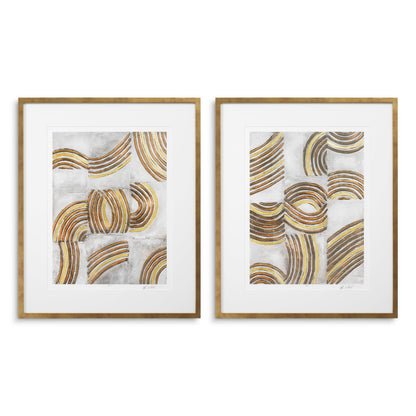 Eichholtz Wandbild-Set „Refined Catena“ von Michael Willett (2er-Set) Kunstdruck Eichholtz
