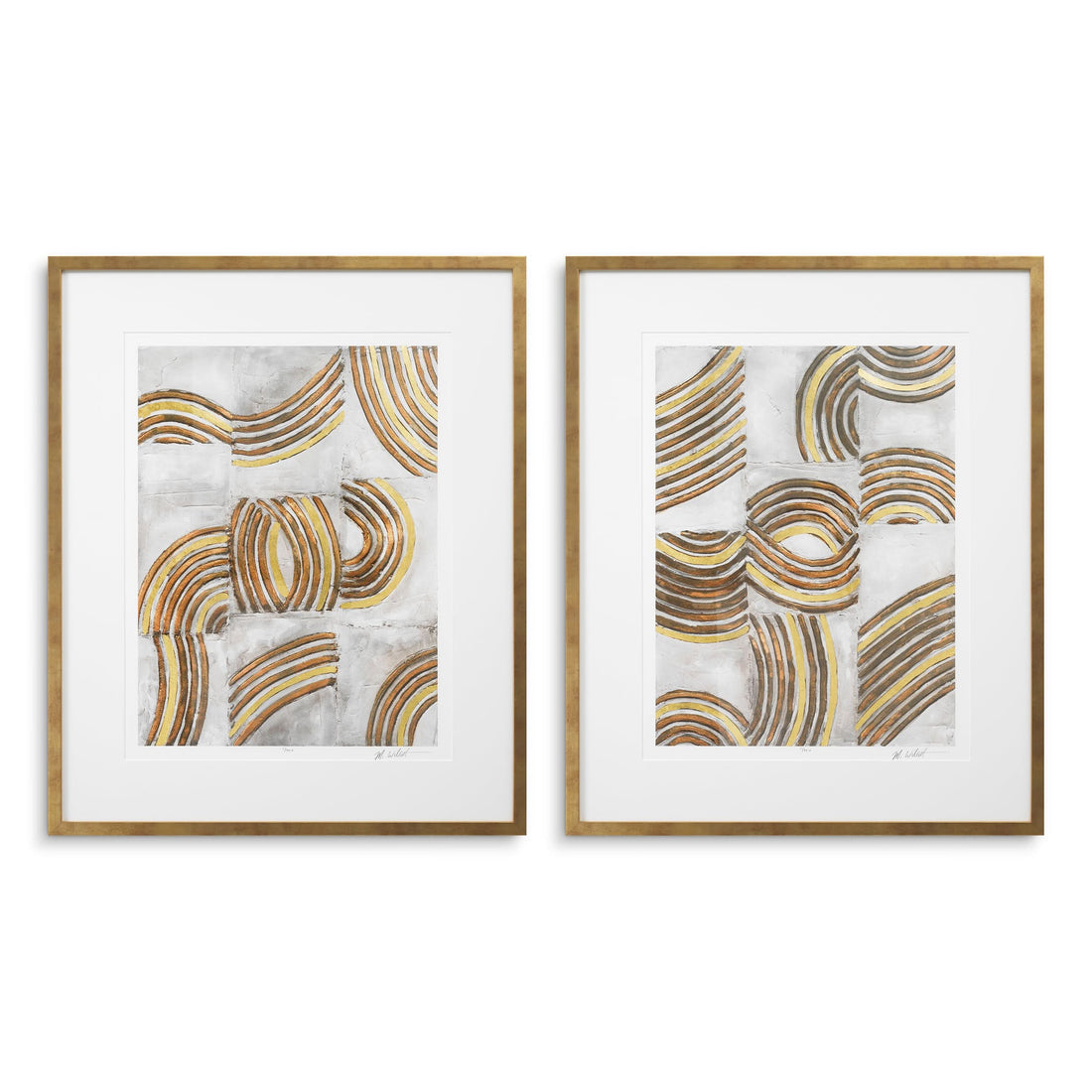 Eichholtz Wandbild-Set „Refined Catena“ von Michael Willett (2er-Set) Kunstdruck Eichholtz