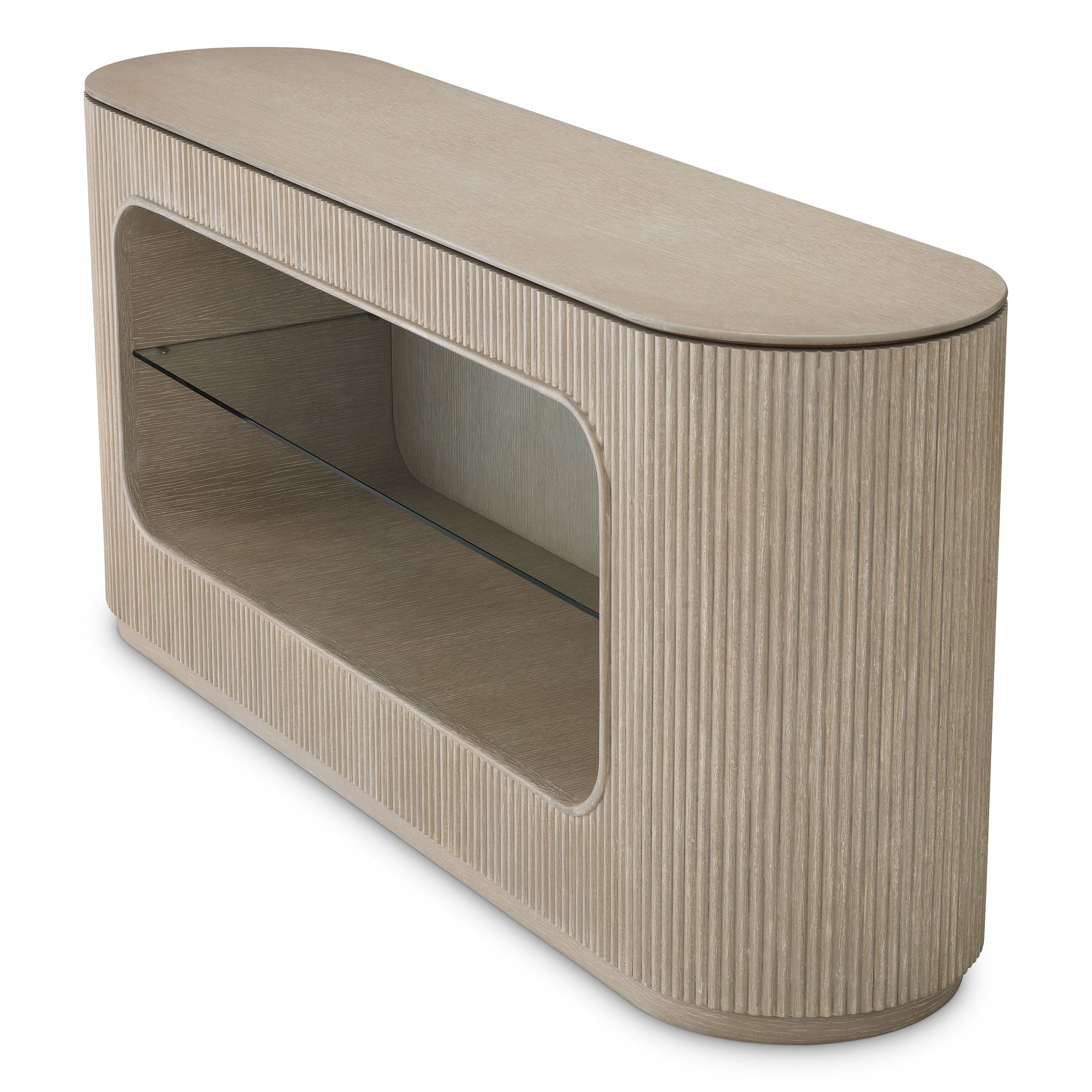 Eichholtz Kommode Bogota – Eichenfurnier Hell | Gerippte Front Sideboard Eichholtz