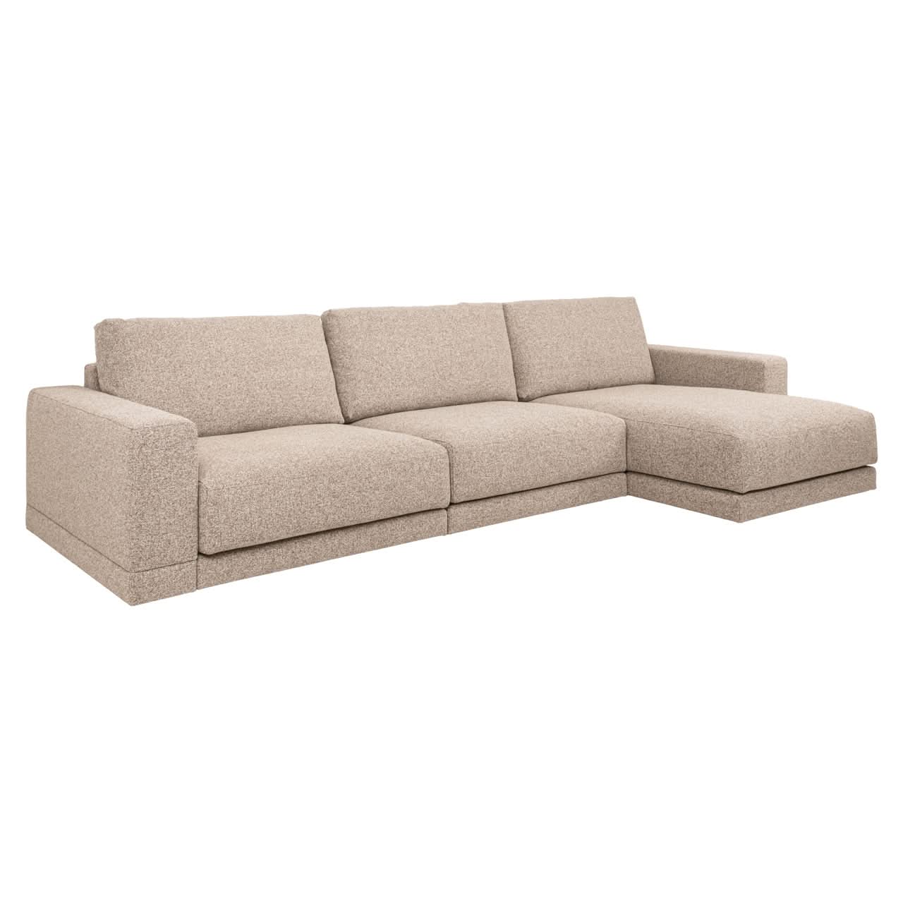 Richmond Interiors – Sofa Trentino cayenne brown 3,5-Sitzer + Lounge links oder rechts Ecksofa Richmond Interiors