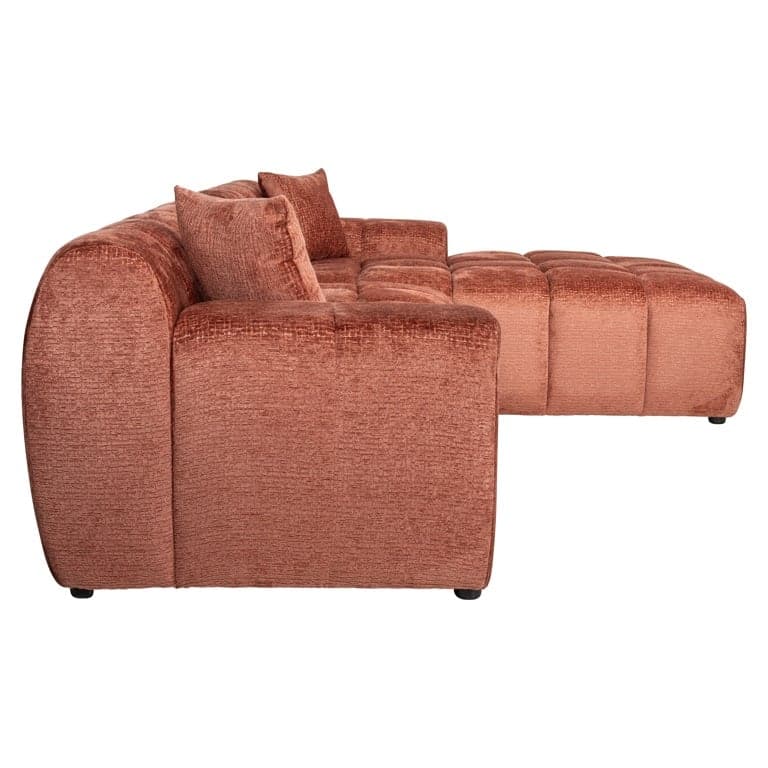 Richmond Interiors Sofa Cube 3-Sitzer + Lounge rechts (Fusion 92 Blush) 4-Sitzer Sofa Richmond Interiors