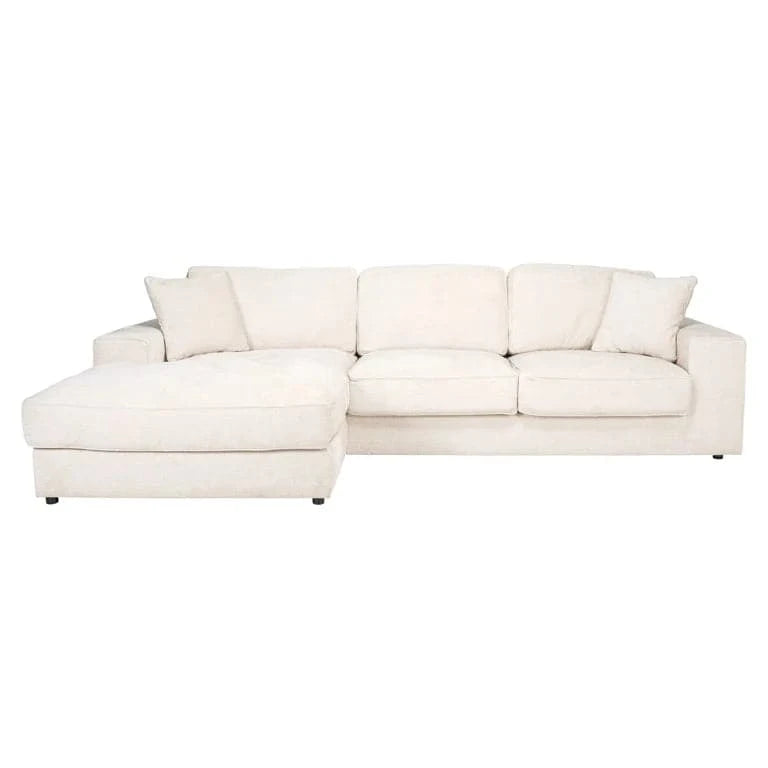 Richmond Interiors Sofa Santos Lounge links + 2,5-Sitzer beige niagara 3-Sitzer Sofa Richmond Interiors