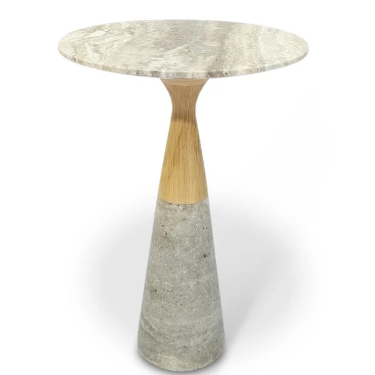 The Grand Collection MIZU Beistelltisch – Naturstein Beistelltisch rund The Grand Collection