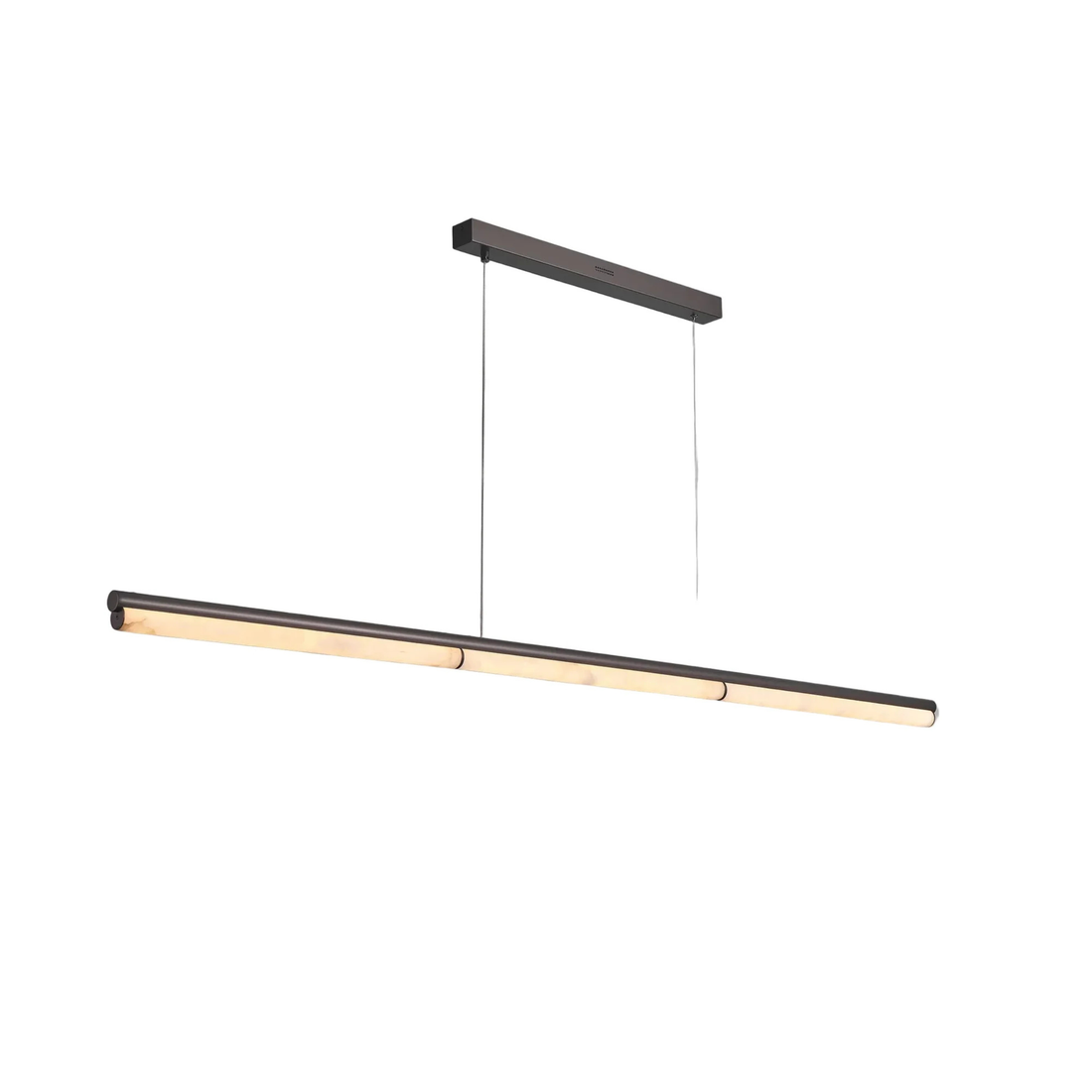 The Grand Collection Kronleuchter Viglia – Bronze-Finish | Alabaster Pendelleuchte The Grand Collection