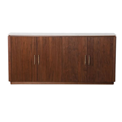 Pole to Pole URBAN CHIQUE Sideboard 180 cm – Marmoroptik und Walnussfurnier Sideboard Pole to Pole