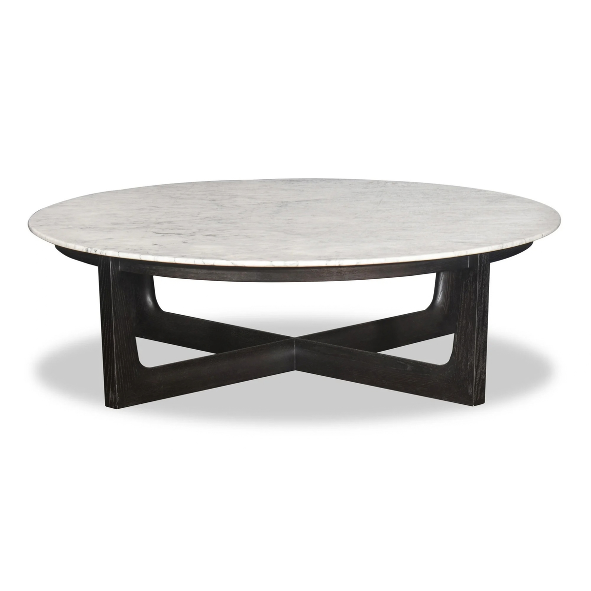 The Grand Collection BRIO Couchtisch – White Marble Couchtisch rund The Grand Collection