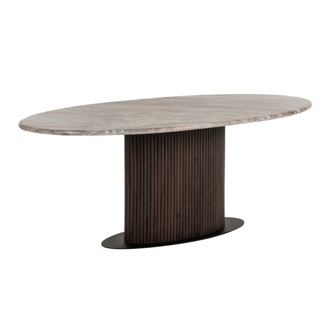 Richmond Interiors – Esstisch Rasford dark brown oval 200 Esstisch oval Richmond Interiors
