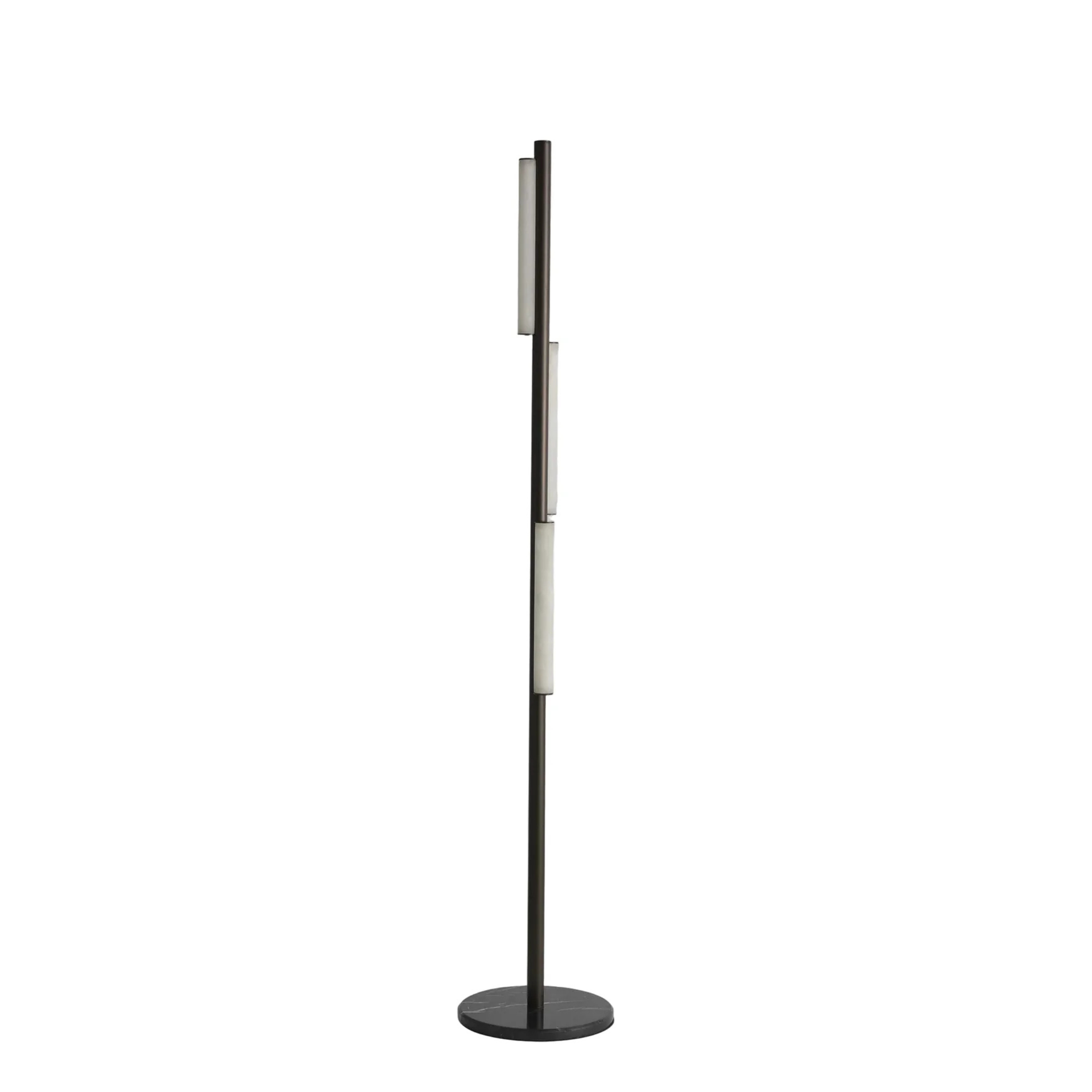 The Grand Collection Stehleuchte Viglia – Bronze-Finish | Alabaster Stehlampe The Grand Collection
