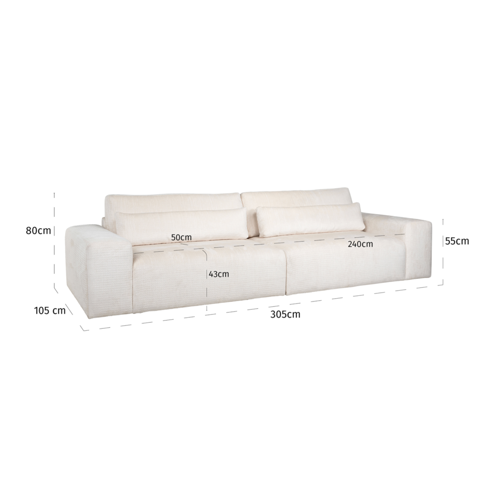 Richmond Interiors Sofa Lund 4-Sitzer (konfigurierbar)