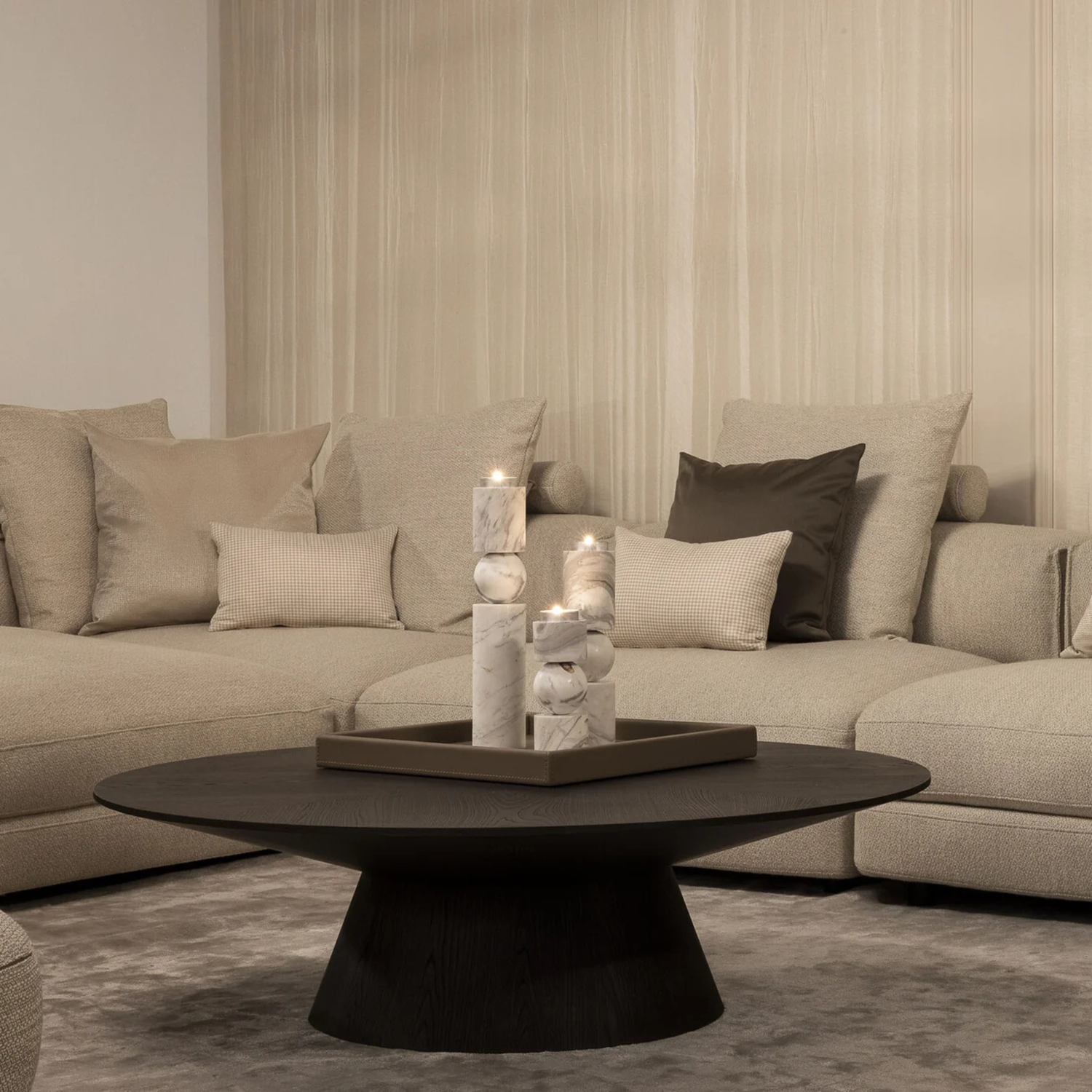 The Grand Collection AMALFI Couchtisch Couchtisch rund The Grand Collection