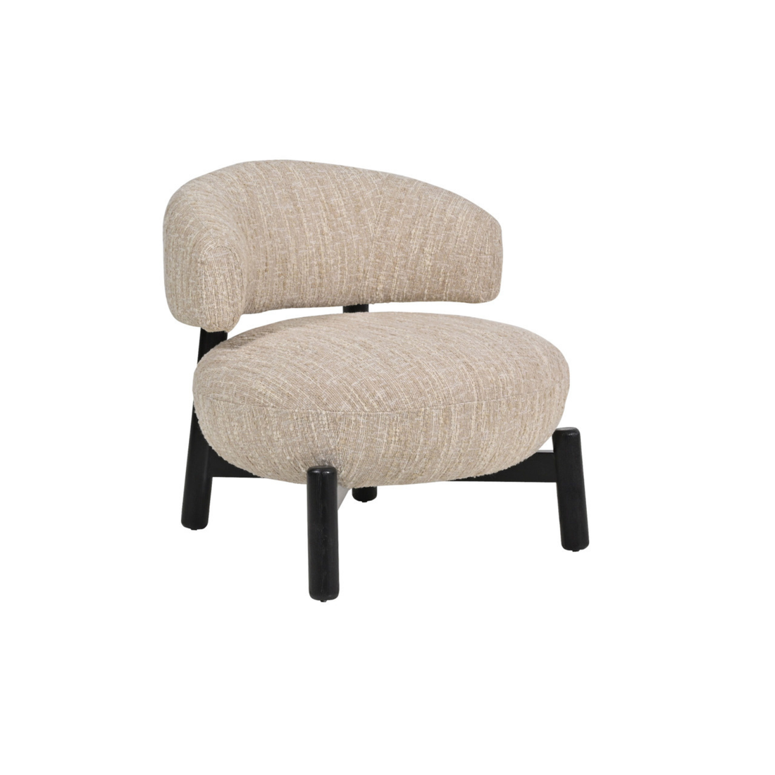 Richmond Interiors – Lounge Sessel Ornella beige angora Polstersessel Richmond Interiors