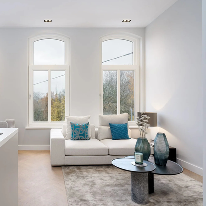 The Grand Collection SOFIA Couchtisch – Dunkler Marmor Couchtisch rund The Grand Collection
