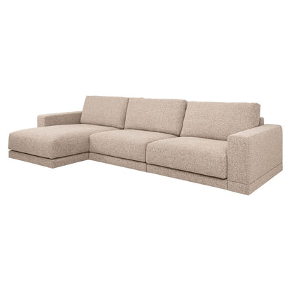 Richmond Interiors – Sofa Trentino cayenne brown 3,5-Sitzer + Lounge links oder rechts Ecksofa Richmond Interiors