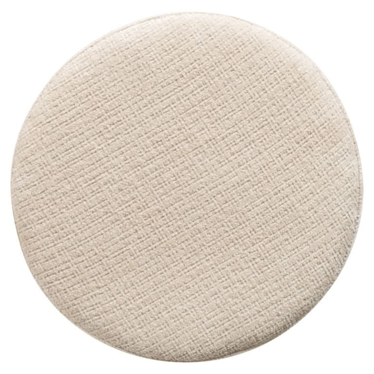 Richmond Interiors Hocker Gallice naturbeige Travertin (Beige) Pouf rund Richmond Interiors