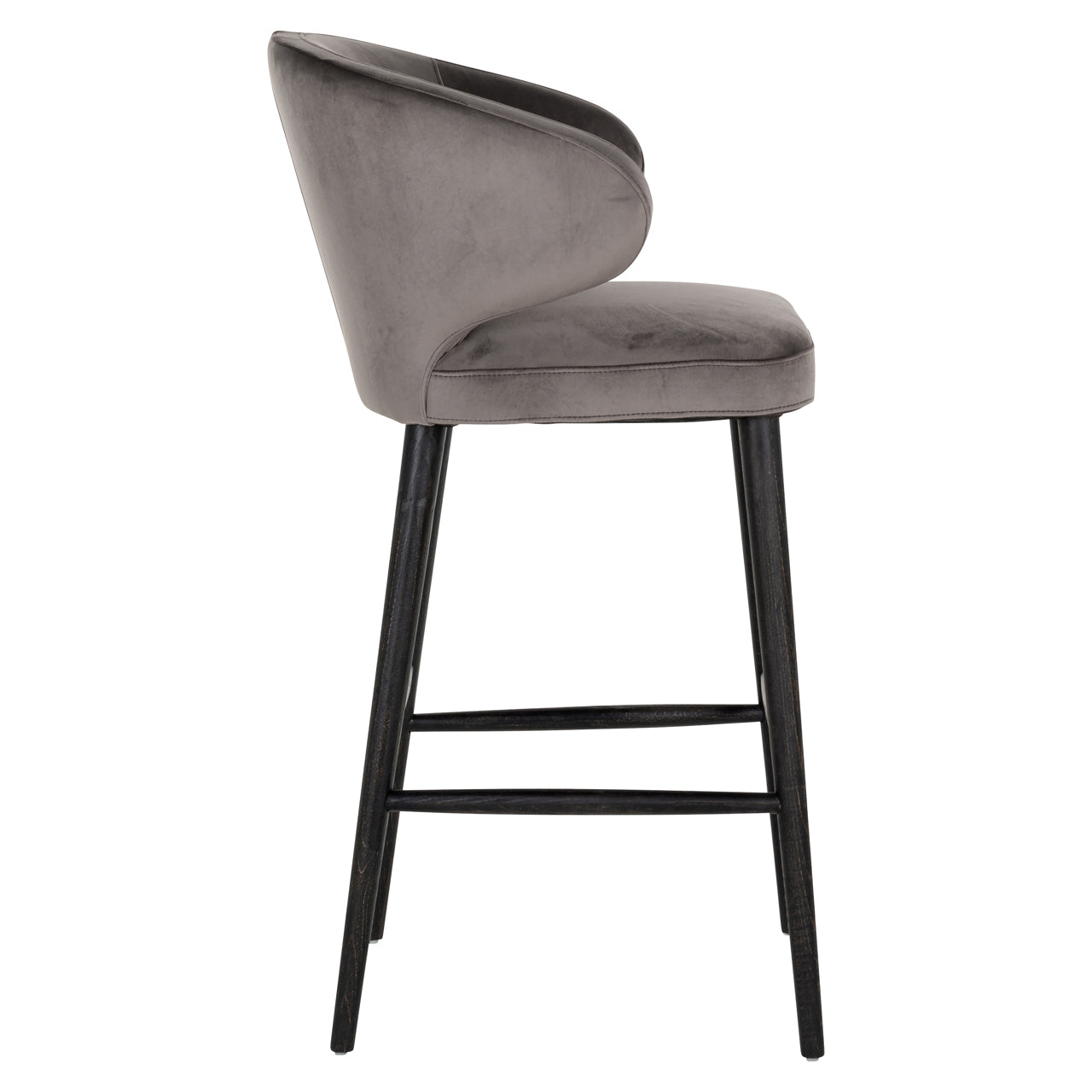 Richmond Interiors Barhocker Indigo stone velvet Barhocker Richmond Interiors
