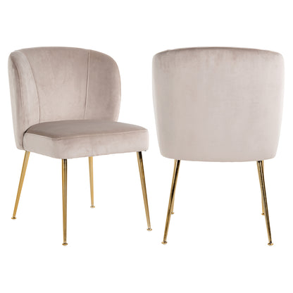 Richmond Interiors Chaise Cannon Kaki / Or Brossé (Quartz Khaki 903)