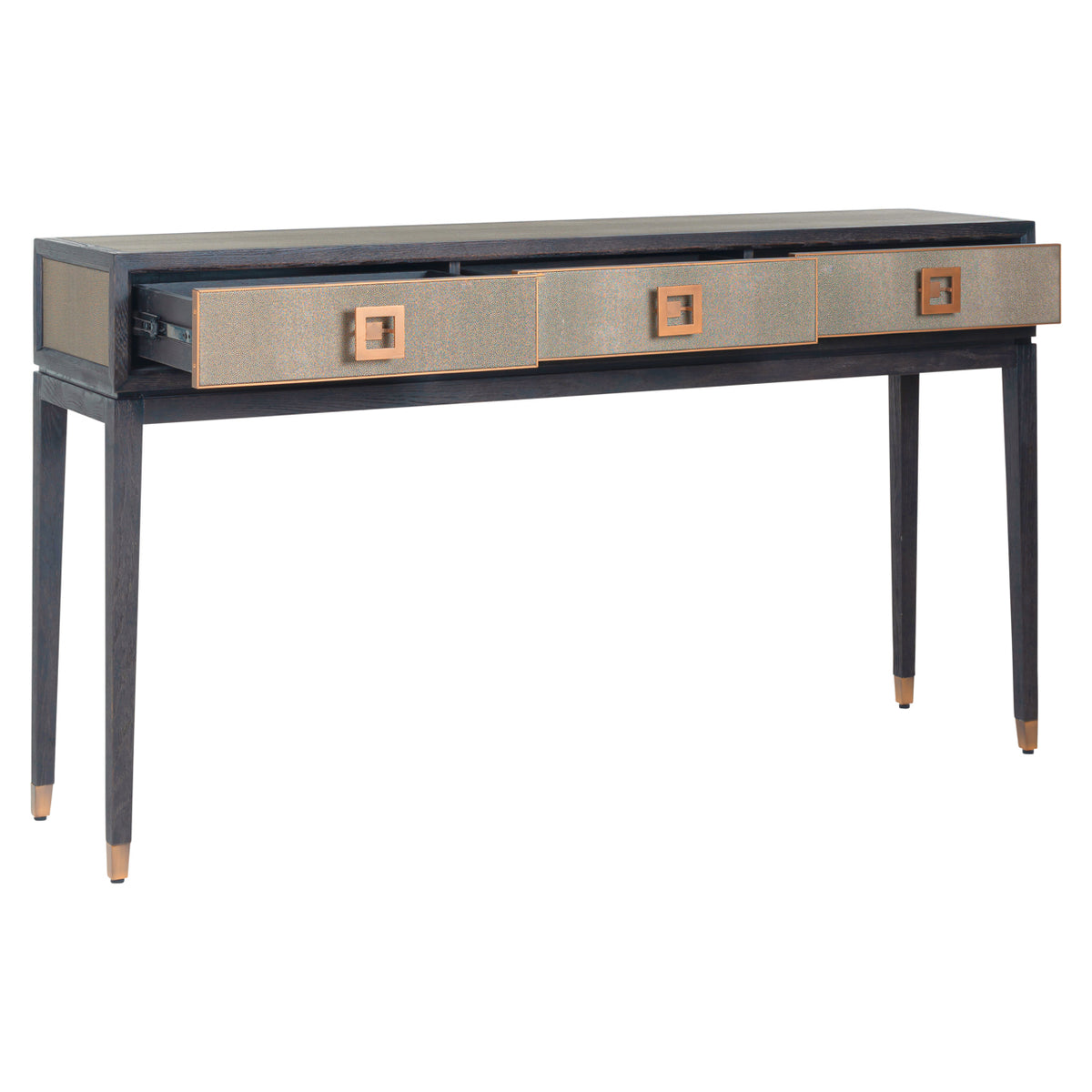 Richmond Interiors Konsole Bloomville brass shagreen Richmond Interiors