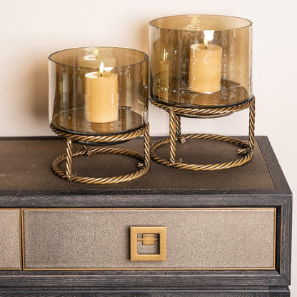 Richmond Interiors Konsole Bloomville brass shagreen Konsole Richmond Interiors