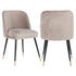 Richmond Interiors Esszimmerstuhl Alicia khaki velvet fire retardant Esszimmerstuhl Richmond Interiors