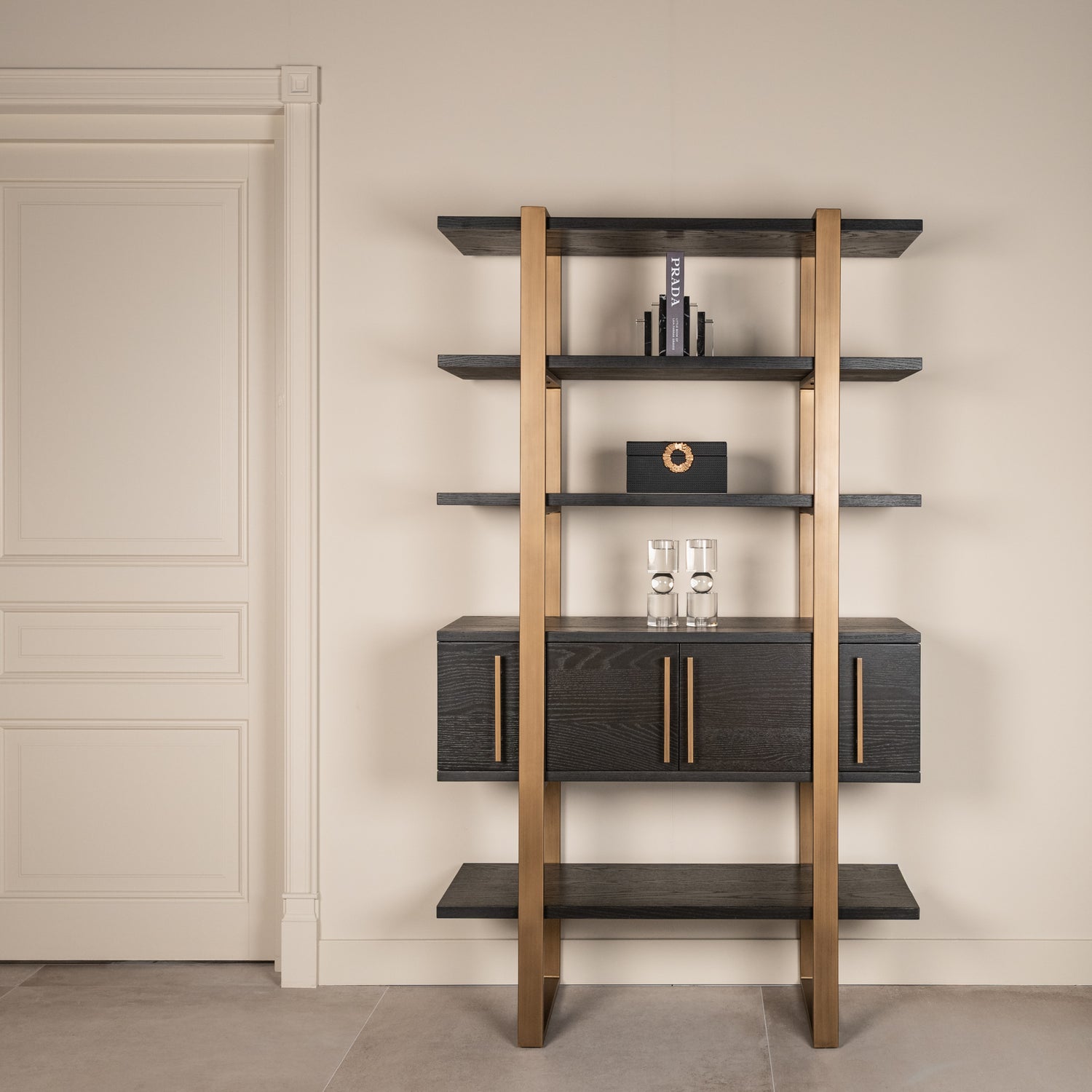 Richmond Interiors Vitrine Cambon dark coffee Vitrine Richmond Interiors