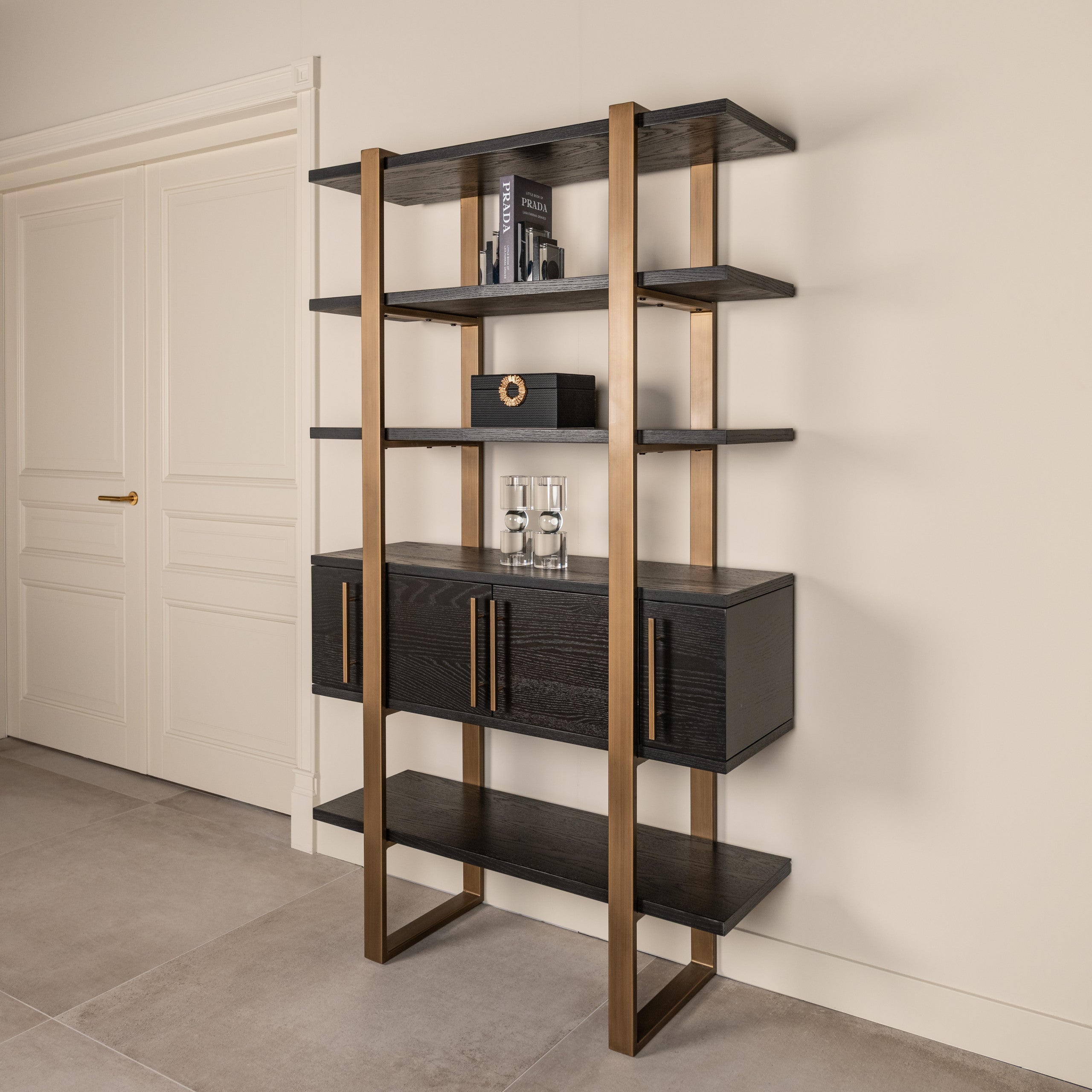 Richmond Interiors Vitrine Cambon dark coffee Vitrine Richmond Interiors